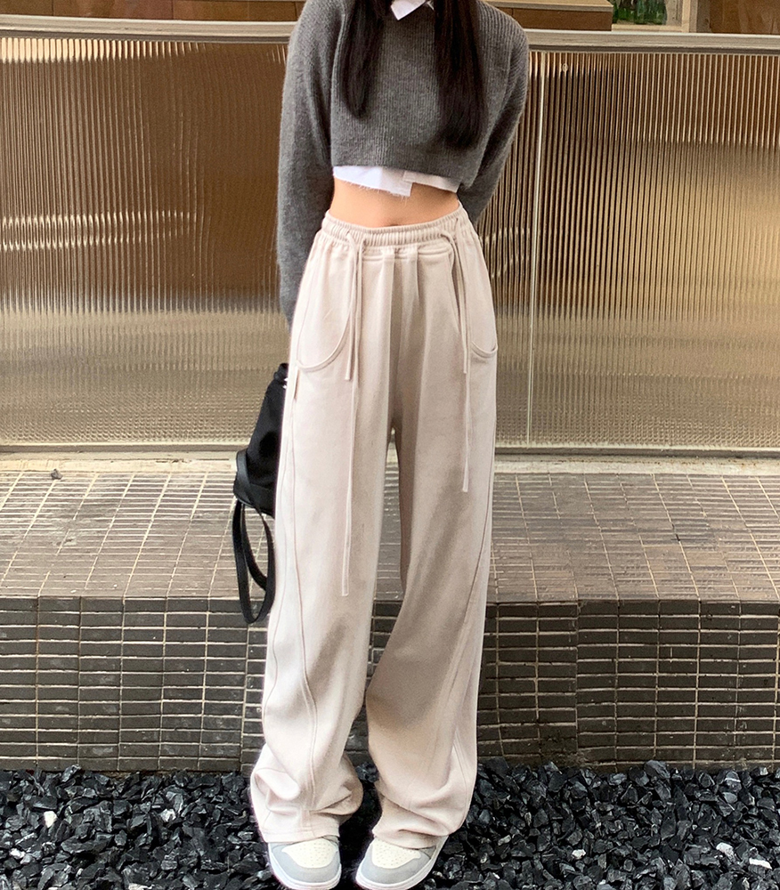 2026 Fall New Loose Casual Wide Leg Sweatpants Women High Street Ins Trend Jazz Banana Pants
