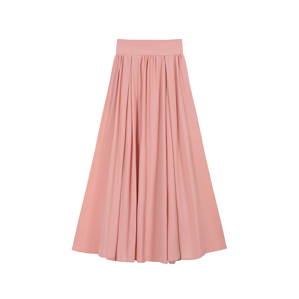 2026 Autumn New Pink Heavy Swing High Waist Long Skirt Women A-Line Floor-Length Umbrella Skirt - Image 5