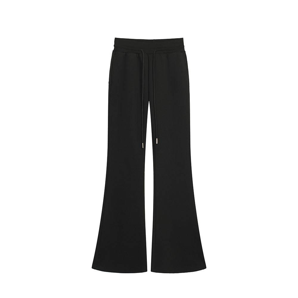 2026 Fall New High Waist Drawstring Flared Pants Slimming Casual Wide Leg Pants Women Versatile - Image 5