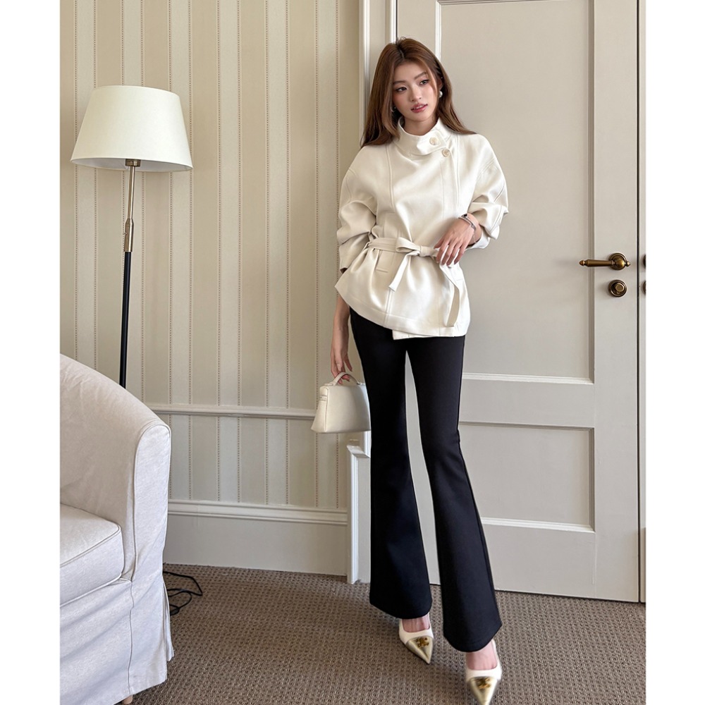 2026 Autumn New Design Slim Flared Pants for Women, Warm Non-Bulky Long Pants, Versatile Style