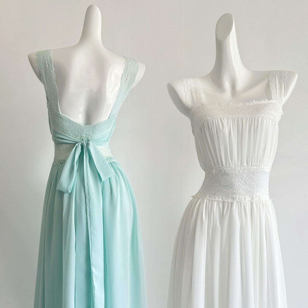 White Water Girl Flower and Alice Square Neck Lace Dress Women Summer Vacation Style Flowy Slimming A-Line Dress - Style 9bf549 - Image 2